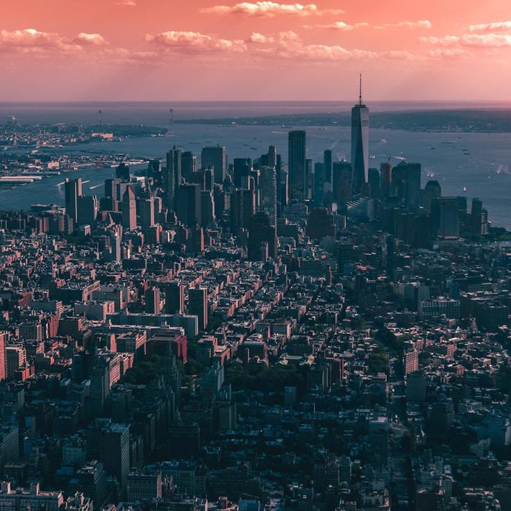 City skyline in Paris, France